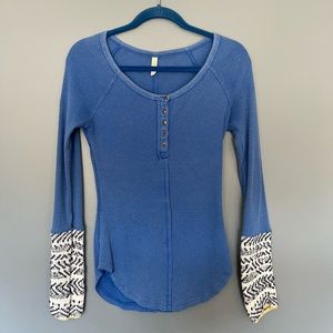 Free People Henley Long Sleeve